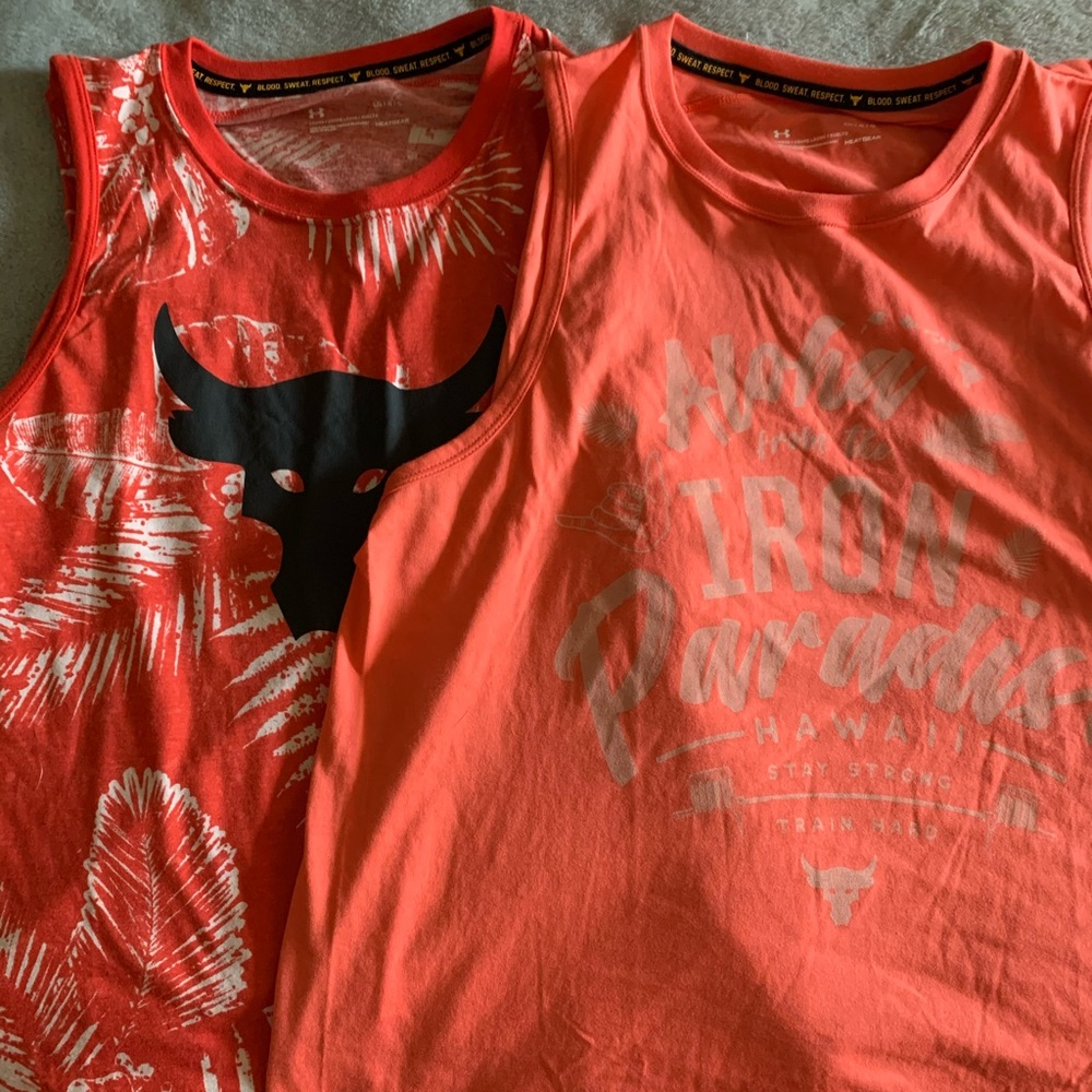 Pair of NWOT Project Rock Muscle Tanks